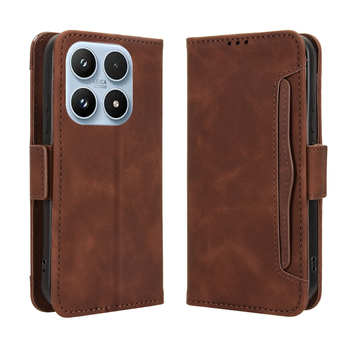 For Xiaomi 17 Leather Case Phone Wallet Cover with Multiple Card Slots