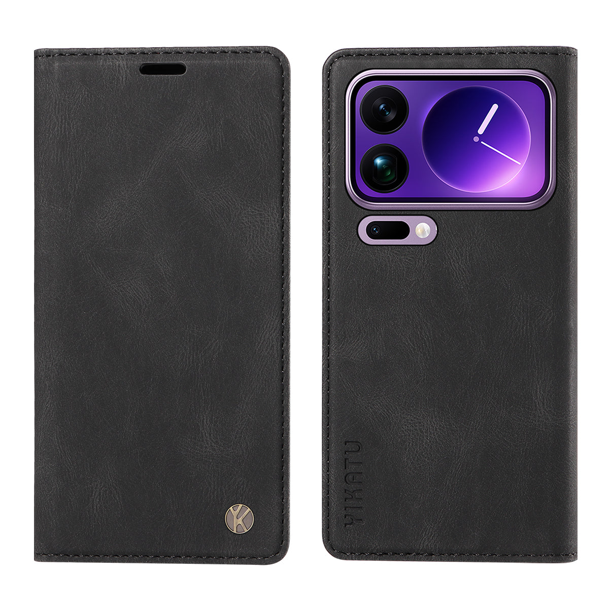 YIKATU For Xiaomi 17 Pro Max Leather Cover  YK-004 Skin-Touch Wallet Phone Cases