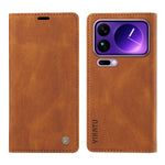 YIKATU For Xiaomi 17 Pro Max Leather Cover  YK-004 Skin-Touch Wallet Phone Cases