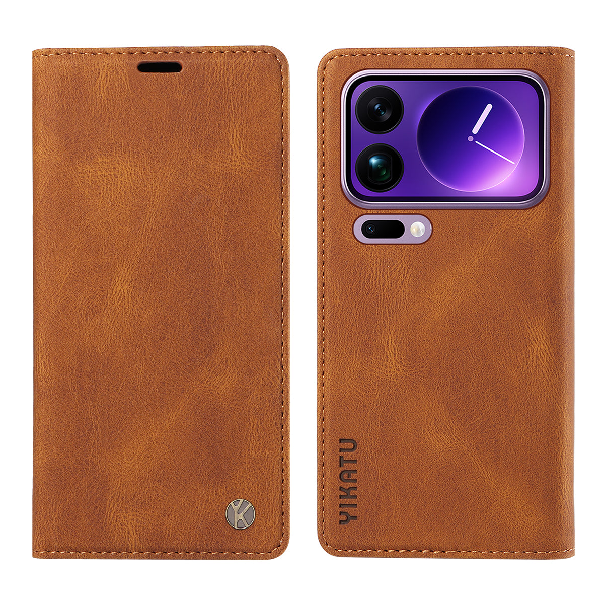 YIKATU For Xiaomi 17 Pro Max Leather Cover  YK-004 Skin-Touch Wallet Phone Cases
