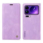 YIKATU For Xiaomi 17 Pro Max Leather Cover  YK-004 Skin-Touch Wallet Phone Cases