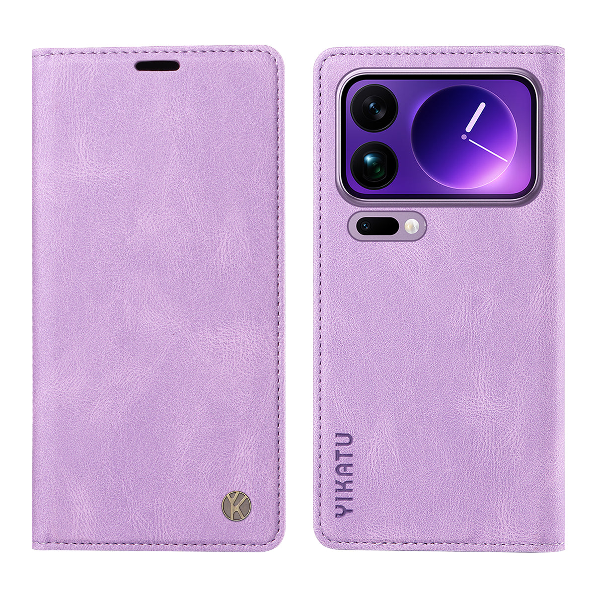 YIKATU For Xiaomi 17 Pro Max Leather Cover  YK-004 Skin-Touch Wallet Phone Cases