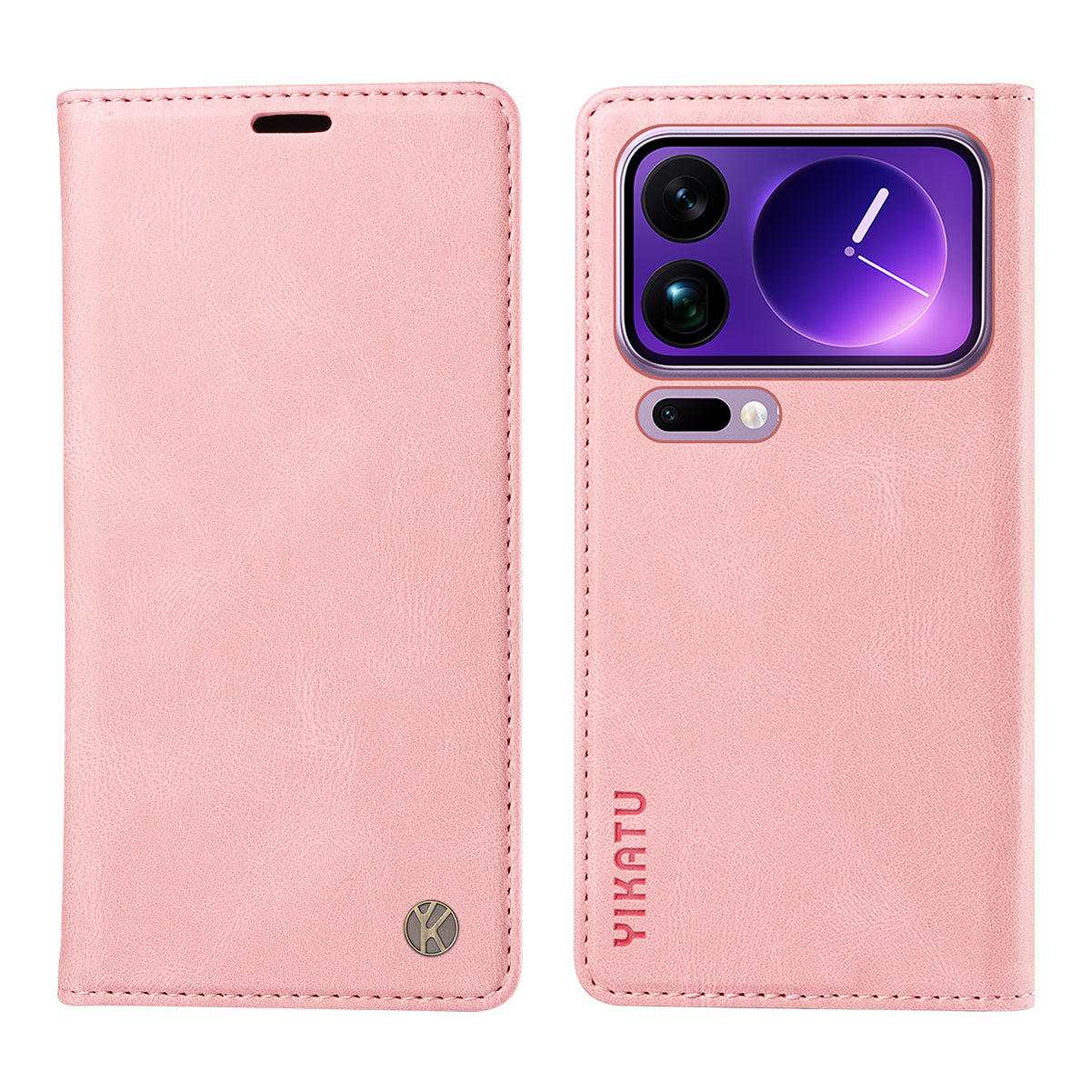 YIKATU For Xiaomi 17 Pro Max Leather Cover  YK-004 Skin-Touch Wallet Phone Cases