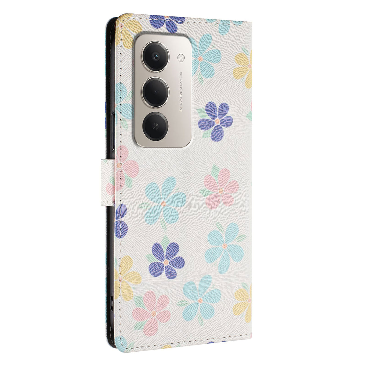 For Xiaomi Redmi 15 4G (EU) (171mm) / Xiaomi Redmi 15 5G (EU) (171mm) Case Pattern Print PU Leather Wallet Phone Cover with Wrist Strap