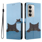 For Xiaomi Redmi 15 4G (EU) (171mm) / Xiaomi Redmi 15 5G (EU) (171mm) Case Pattern Print PU Leather Wallet Phone Cover with Wrist Strap