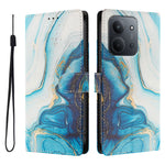 Xiaomi Redmi 15C 5G (EU) (173mm) / Xiaomi Redmi 15C 4G (EU) (173mm) fodral Mönstertryck PU-läder Plånboksfodral med handledsrem