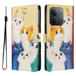 Xiaomi Redmi 15C 5G (EU) (173mm) / Xiaomi Redmi 15C 4G (EU) (173mm) fodral Mönstertryck PU-läder Plånboksfodral med handledsrem