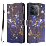 Xiaomi Redmi 15C 5G (EU) (173mm) / Xiaomi Redmi 15C 4G (EU) (173mm) fodral Mönstertryck PU-läder Plånboksfodral med handledsrem