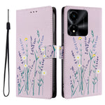 For Honor X5c Plus 4G Case Pattern Print PU Leather Wallet Phone Cover with Wrist Strap