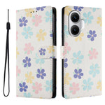 For Xiaomi Redmi Turbo 4 Pro 5G / Xiaomi Poco F7 5G Case Pattern Print PU Leather Wallet Phone Cover with Wrist Strap