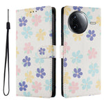 Etui til Xiaomi Poco F7 Pro 5G / Xiaomi Redmi K80 Pro 5G / Xiaomi Redmi K80 5G / Xiaomi Poco F7 Ultra 5G med mønstertryk, PU-læder og pungdesign med håndledsrem