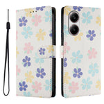 For Xiaomi Redmi Turbo 4 5G / Xiaomi Poco X7 Pro 5G Case Pattern Print PU Leather Wallet Phone Cover with Wrist Strap