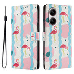 For Xiaomi Redmi Turbo 4 5G / Xiaomi Poco X7 Pro 5G Case Pattern Print PU Leather Wallet Phone Cover with Wrist Strap