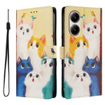 For Xiaomi Redmi Turbo 4 5G / Xiaomi Poco X7 Pro 5G Case Pattern Print PU Leather Wallet Phone Cover with Wrist Strap