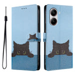 For Xiaomi Redmi Turbo 4 5G / Xiaomi Poco X7 Pro 5G Case Pattern Print PU Leather Wallet Phone Cover with Wrist Strap