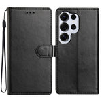 Samsung Galaxy S26 Ultra Läderfodral Plånboksfodral med Stativ mobilfodral med Praktisk Rem