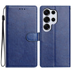 Samsung Galaxy S26 Ultra Läderfodral Plånboksfodral med Stativ mobilfodral med Praktisk Rem