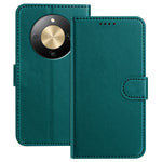 For Honor X9d 5G Leather Case Wallet Stand Solid Color Anti Drop Phone Cover