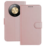 For Honor Magic8 Lite 5G / X9d 5G / X70 5G Læder Cover Pung Stativ Ensfarvet Anti-drop Telefoncover