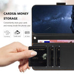 For Xiaomi 17 Pro Max Leather Case Wallet Stand Solid Color Anti Drop Phone Cover
