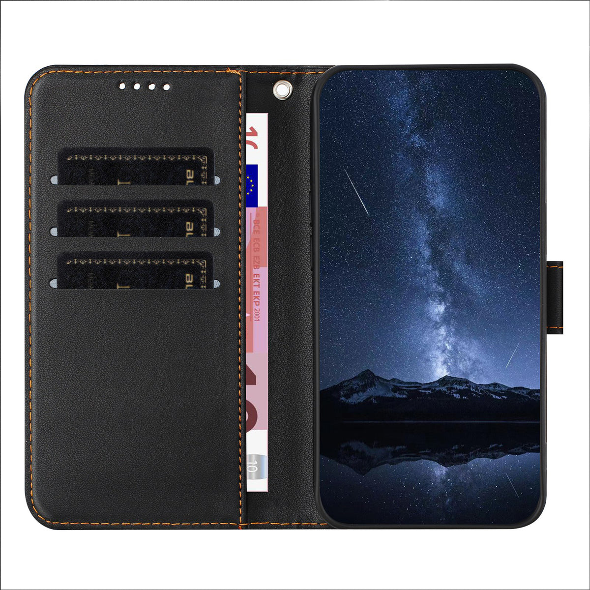 For Xiaomi 17 Pro Max Leather Case Wallet Stand Solid Color Anti Drop Phone Cover