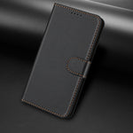 For Xiaomi 17 Pro Max Leather Case Wallet Stand Solid Color Anti Drop Phone Cover