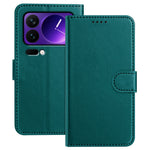 For Xiaomi 17 Pro Leather Case Wallet Stand Solid Color Anti Drop Phone Cover