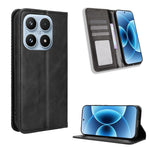 For Xiaomi 17 Leather Case Wallet Stand Retro Texture Phone Cover