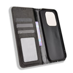 For Xiaomi 17 Leather Case Wallet Stand Retro Texture Phone Cover