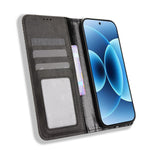 For Xiaomi 17 Leather Case Wallet Stand Retro Texture Phone Cover