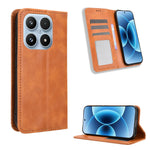 For Xiaomi 17 Leather Case Wallet Stand Retro Texture Phone Cover