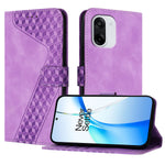 For OnePlus Ace 5 Racing 5G / OnePlus Nord CE 5G Leather Case 7-Shaped Pattern Wallet Stand Shockproof Phone Cover