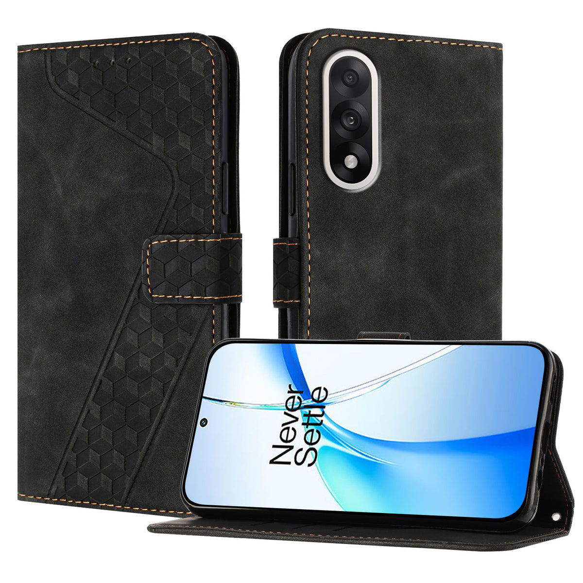 OnePlus Ace 5 Ultra 5G / OnePlus Nord 5 5G Läderfodral 7-format mönster Plånboksfodral Stötsäkert mobilfodral