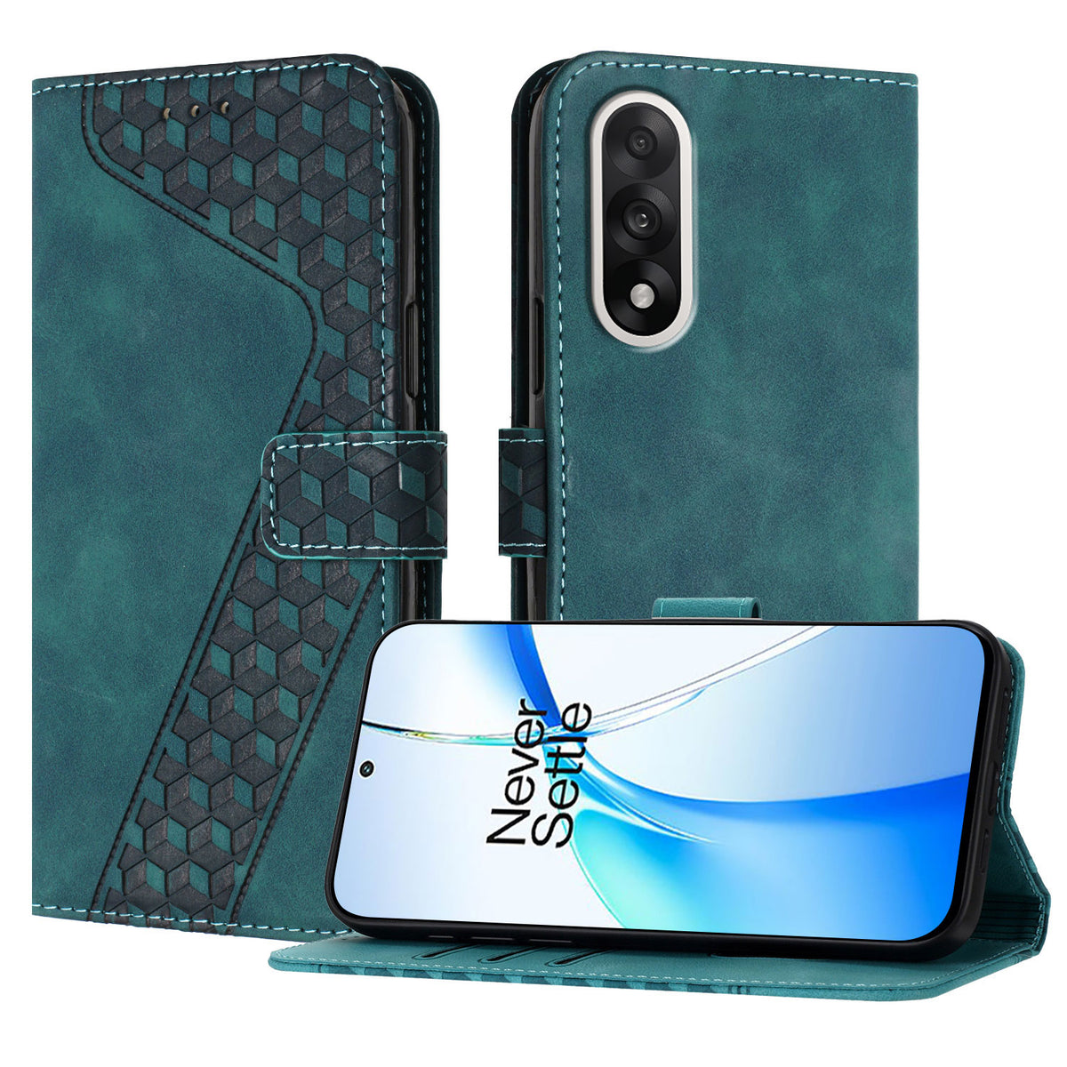 OnePlus Ace 5 Ultra 5G / OnePlus Nord 5 5G Läderfodral 7-format mönster Plånboksfodral Stötsäkert mobilfodral