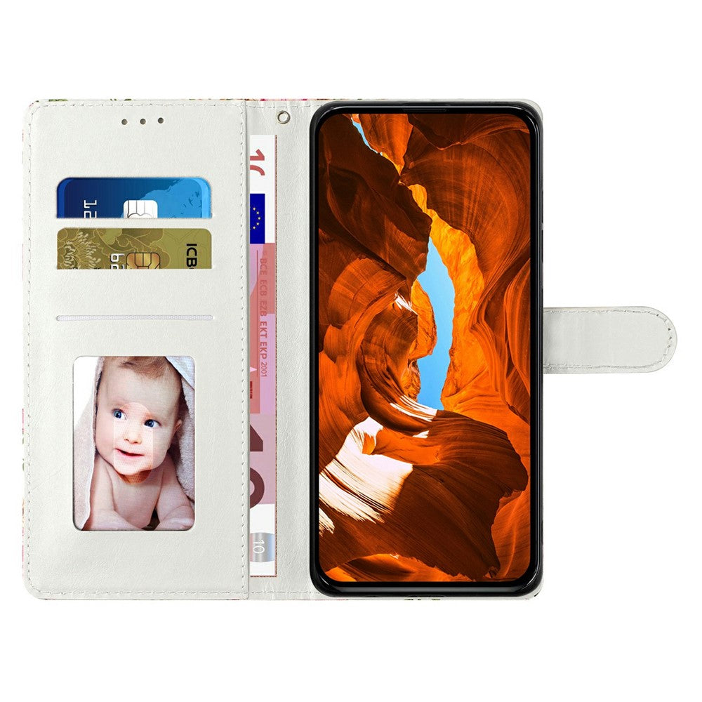 For Xiaomi Poco M8 5G / Redmi Note 15 5G (Global) Case Pattern Printing Wallet Stand Flip Leather Phone Cover with Strap