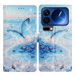 For Xiaomi 17 Pro Max Case Pattern Printing Wallet Stand Flip Leather Phone Cover with Strap