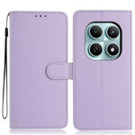 For Xiaomi Poco M8 5G / Redmi Note 15 5G (Global) Wallet Case with Strap / Multiple Card Slots Solid Color Leather Stand Phone Cover