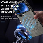 WANLONFENG For Xiaomi 17 Pro Magnetic Case  SD Series PC TPU Phone Cover with 2Pcs Screen Film