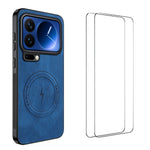 WANLONFENG For Xiaomi 17 Pro Magnetic Case  SD Series PC TPU Phone Cover with 2Pcs Screen Film
