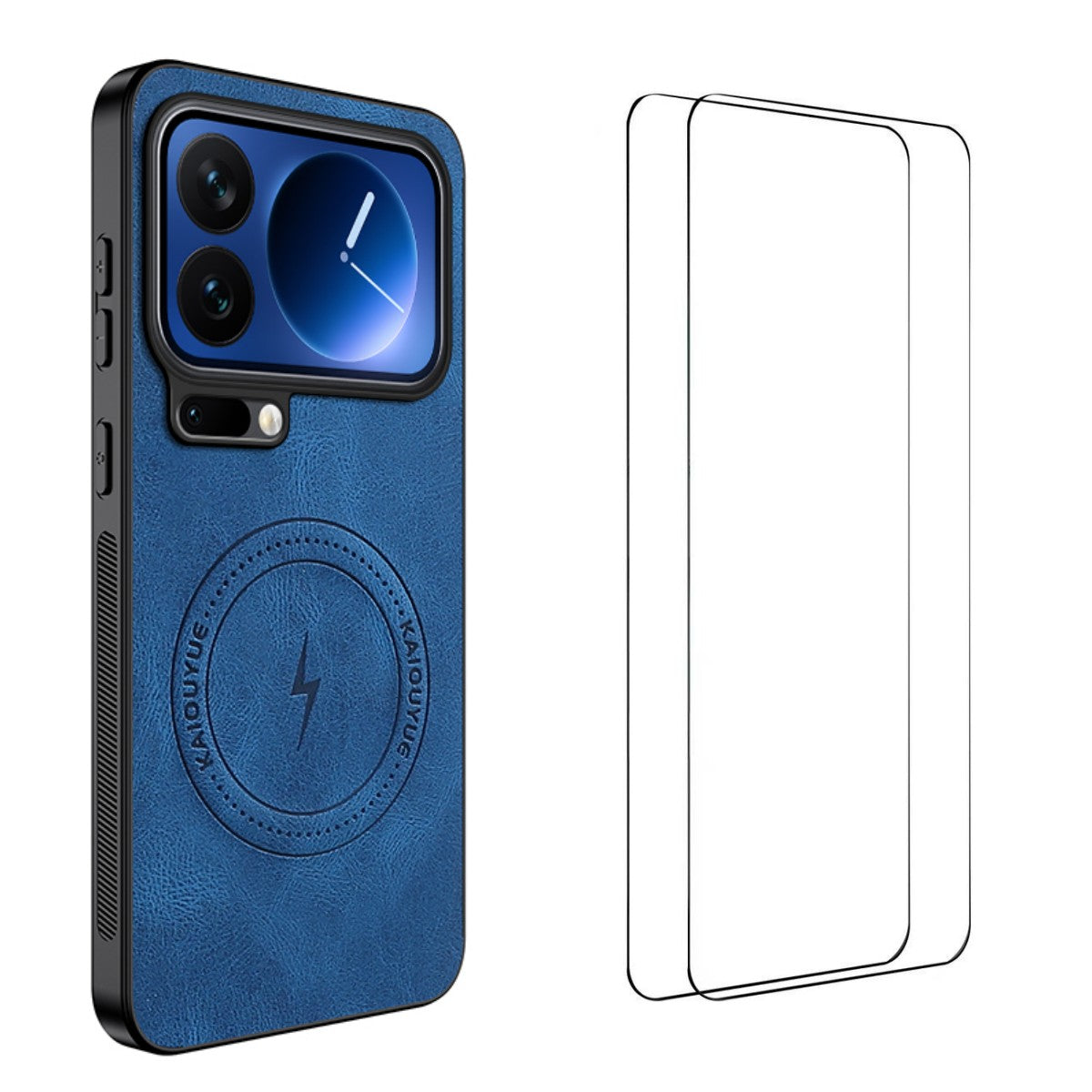 WANLONFENG For Xiaomi 17 Pro Magnetic Case  SD Series PC TPU Phone Cover with 2Pcs Screen Film