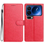 For Xiaomi 17 Pro Leather Case Wallet Stand Phone Cover with Handy Strap
