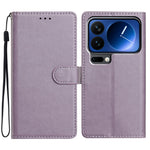 For Xiaomi 17 Pro Leather Case Wallet Stand Phone Cover with Handy Strap