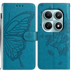 For Xiaomi Poco M8 5G / Redmi Note 15 5G (Global) Case Butterfly Imprinted Wallet Stand PU Leather Flip Phone Cover with Strap