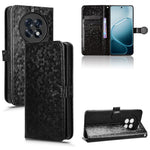 For Oppo F31 Pro+ 5G  /  A6 GT 5G Wallet Case Dot Pattern Imprint PU Leather Phone Cover with Wrist Strap