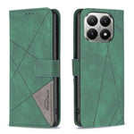 BINFEN COLOR För Xiaomi 15T mobilskal Plånboksfodral Geometriskt Präglat Läderfodral