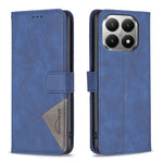 BINFEN COLOR For Xiaomi 15T Phone Case  Wallet Stand Geometry Imprinted Leather Cover
