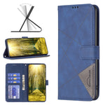 BINFEN COLOR For Xiaomi 15T Phone Case  Wallet Stand Geometry Imprinted Leather Cover