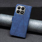 BINFEN COLOR For Xiaomi 15T Phone Case  Wallet Stand Geometry Imprinted Leather Cover