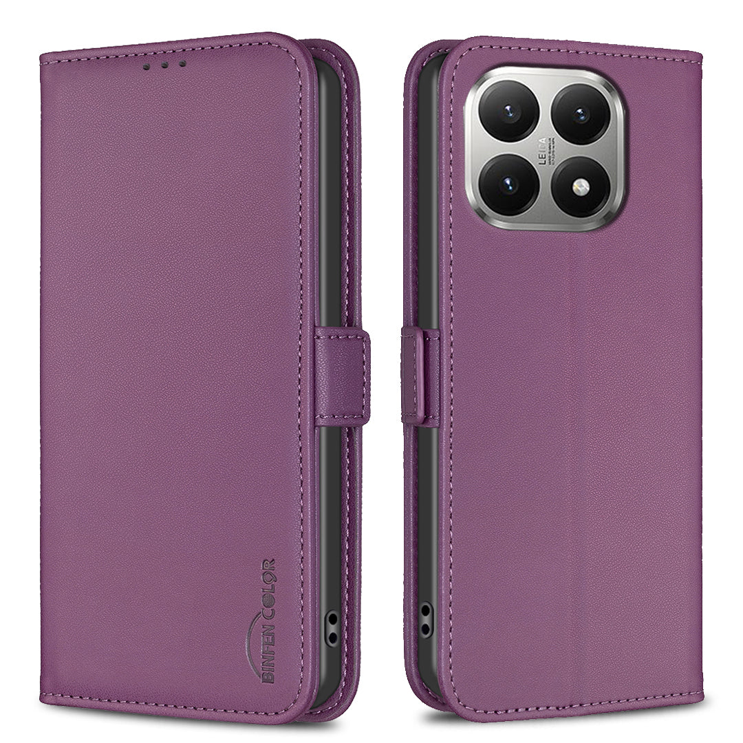 BINFEN COLOR For Xiaomi 15T Case  BF31  PU Leather Flip Folio Phone Wallet Cover