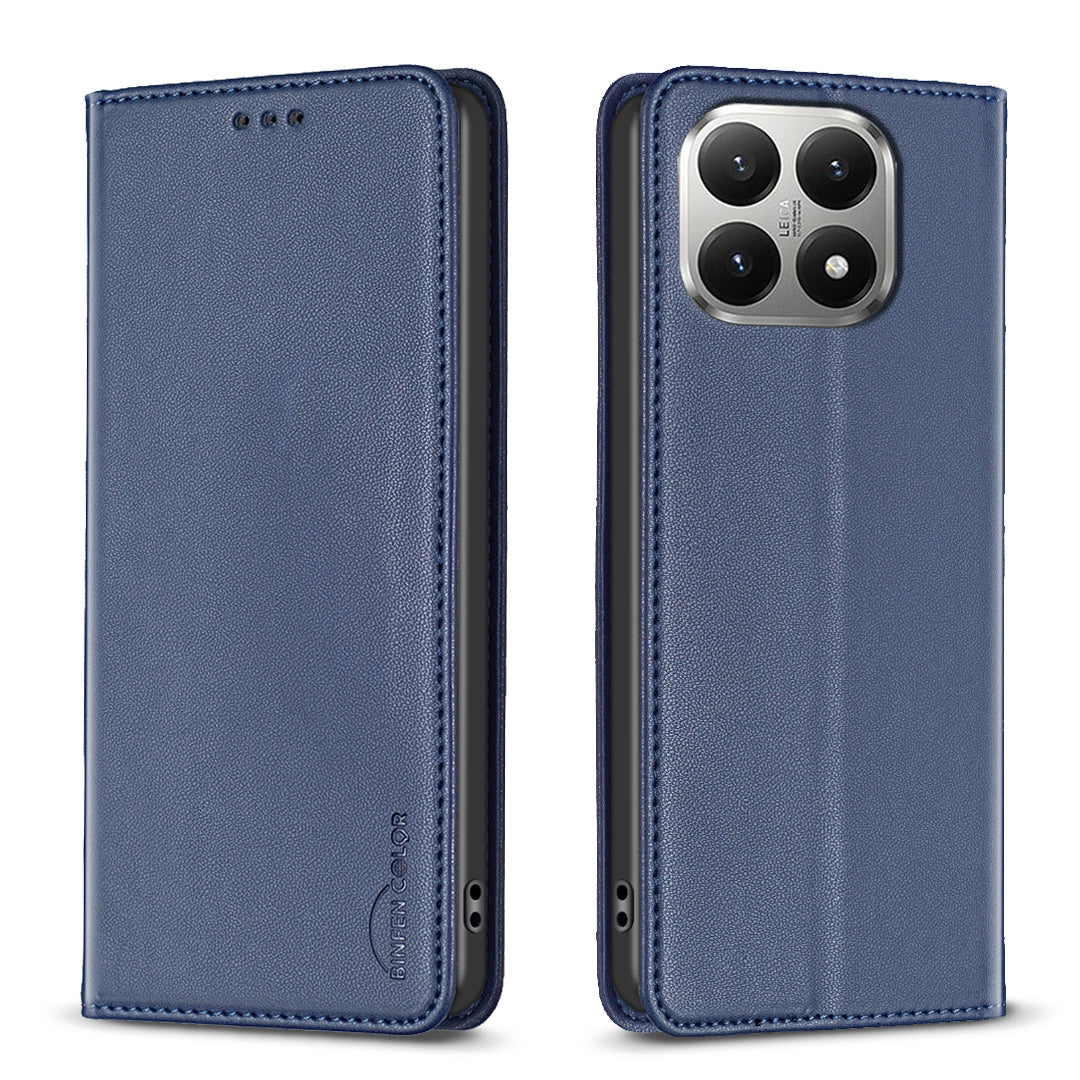 BINFEN COLOR For Xiaomi 15T Leather Case  BF18 Phone Stand Cover with Card Slots
